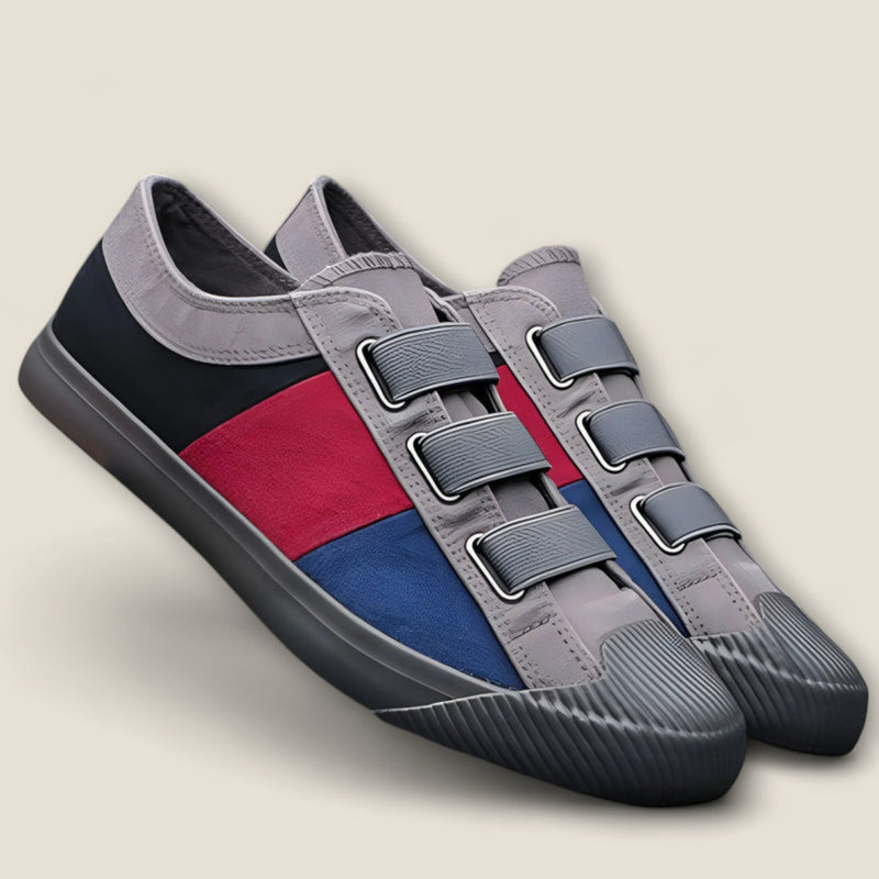 Enzo - Canvas Sneakers with Strap