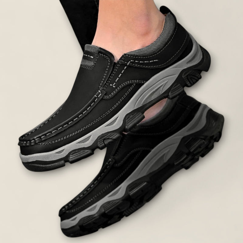 Dario - Leather Slip-On Trail Shoes