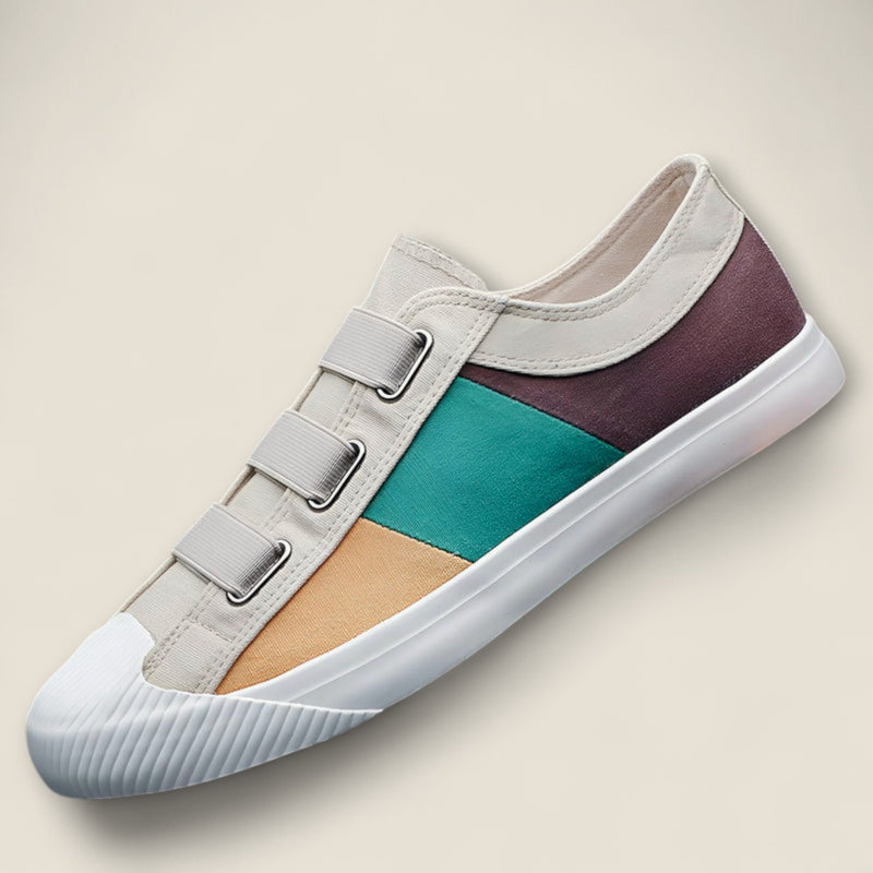 Enzo - Canvas Sneakers with Strap
