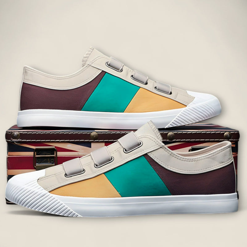 Enzo - Canvas Sneakers with Strap