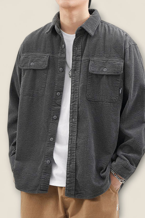 Giacomo - Utility Jacket in Corduroy