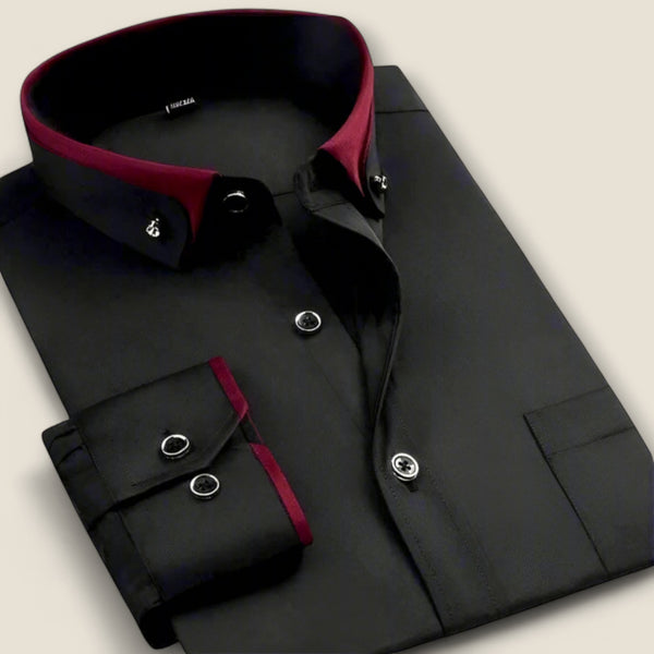 Rossi - Shirt Traditional Long-sleeved Shirt For Men