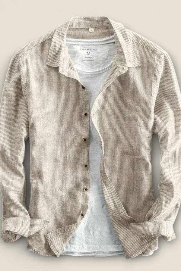 Sergio - Striped Linen Shirt