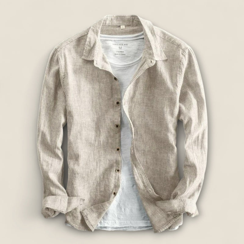 Sergio - Striped Linen Shirt