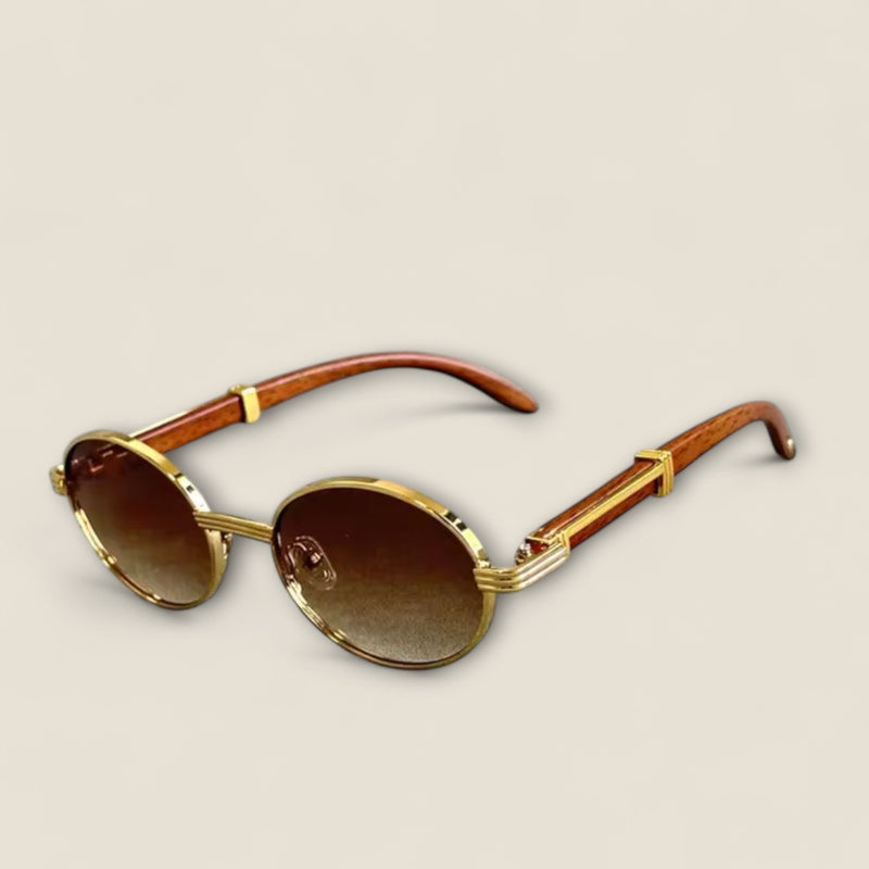 Alphonse - Retro Oval Sunglasses
