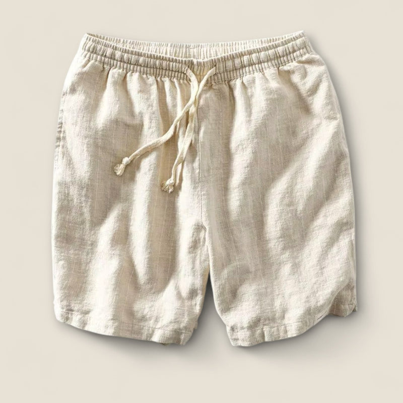 Dario - Striped Linen Shorts