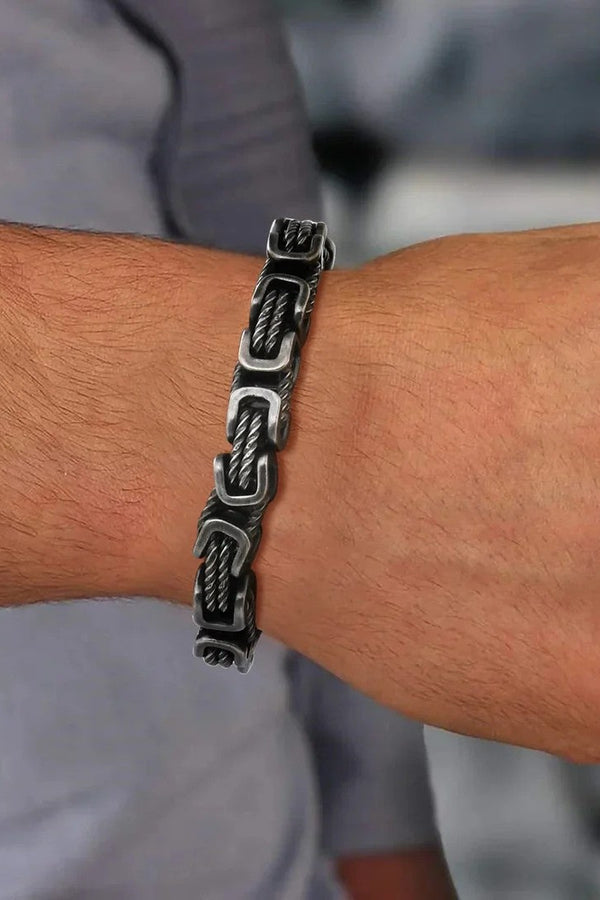 Gael - Stainless Steel Link Bracelet
