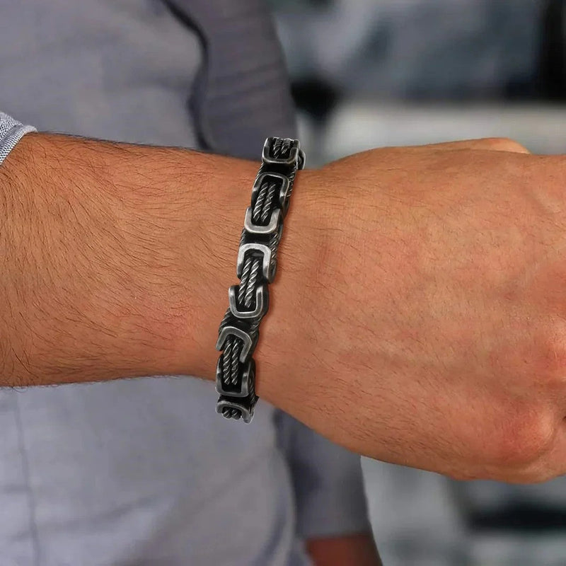 Gael - Stainless Steel Link Bracelet