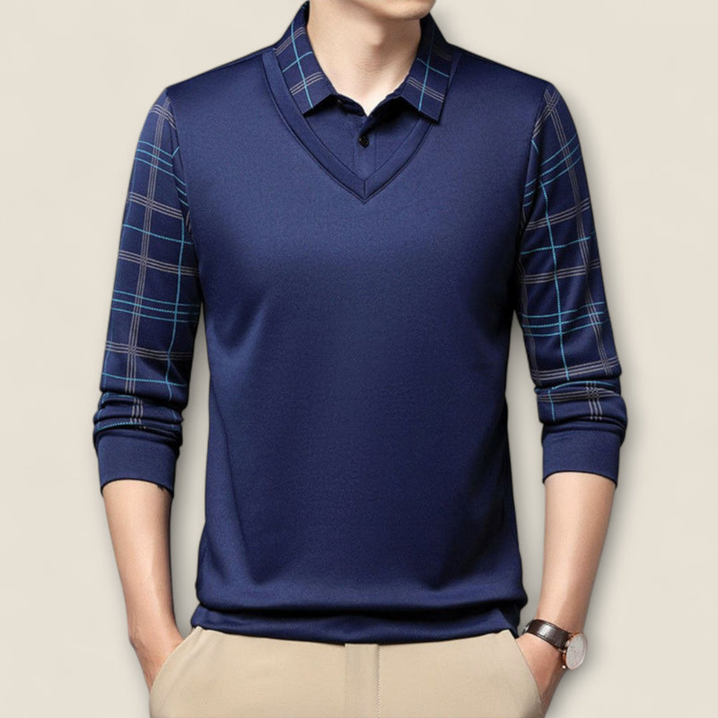 Marcello - Long-Sleeve Polo Shirt