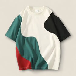 Mateo - Colorblock Abstract Tee