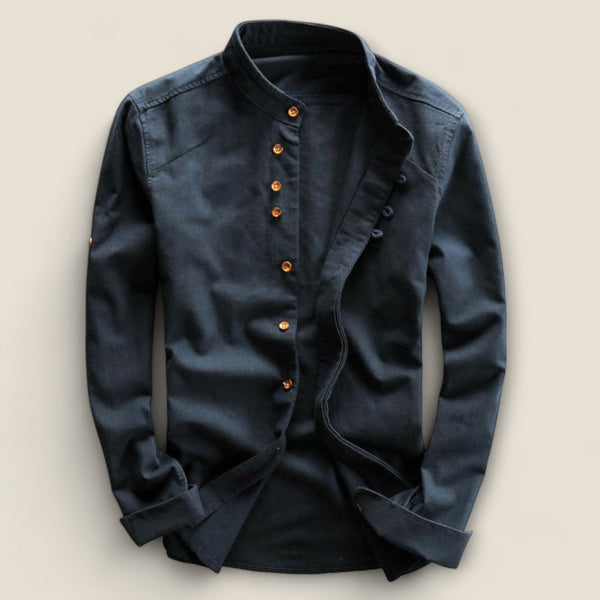 Dario - Linen-Cotton Blend Shirt
