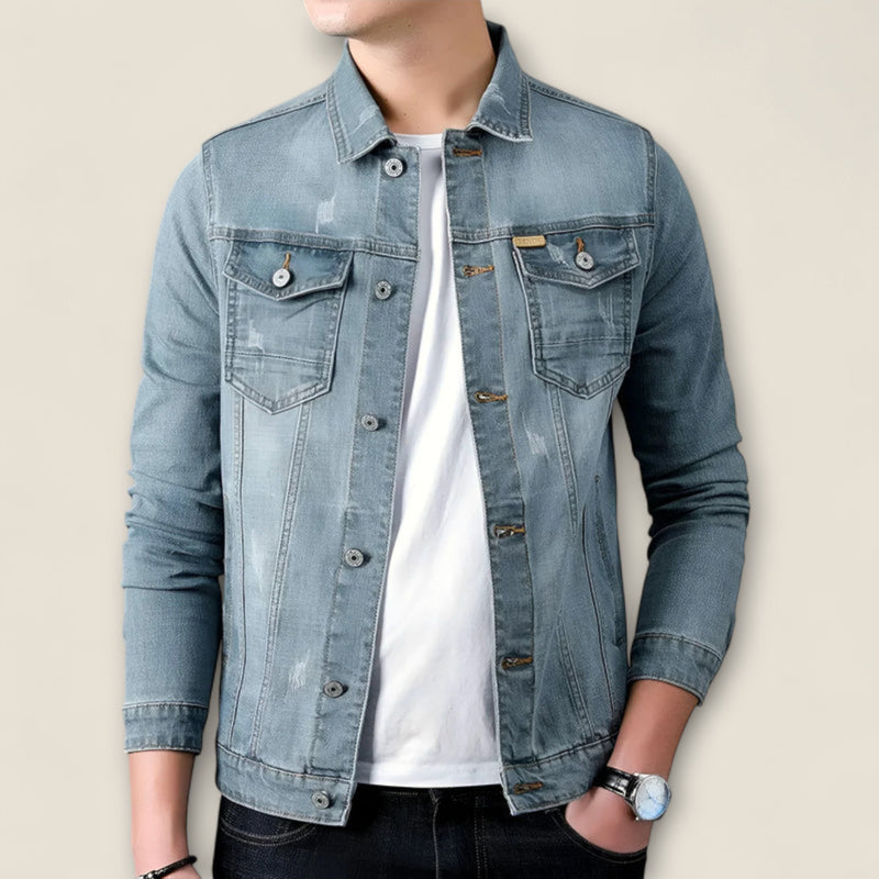Diego - Classic Cotton Denim Jacket