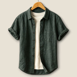 Nico - Short Sleeve Linen Shirt