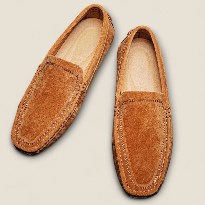 Handcrafted - Suede Loafers by Alessandro