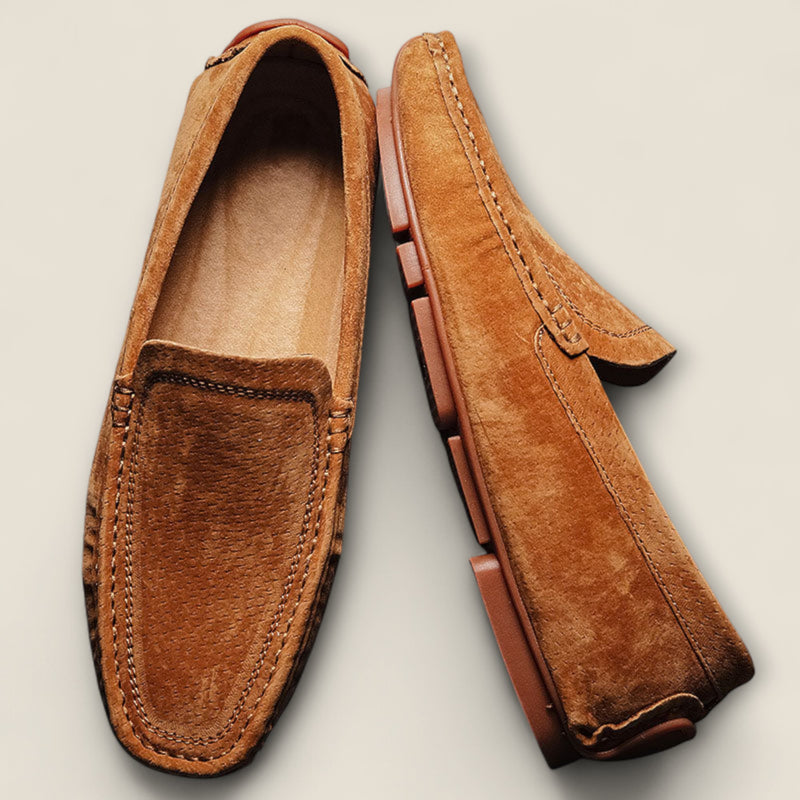 Handcrafted - Suede Loafers by Alessandro