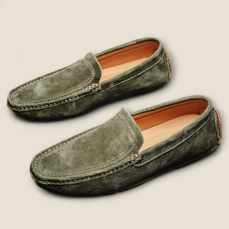 Handcrafted - Suede Loafers by Alessandro