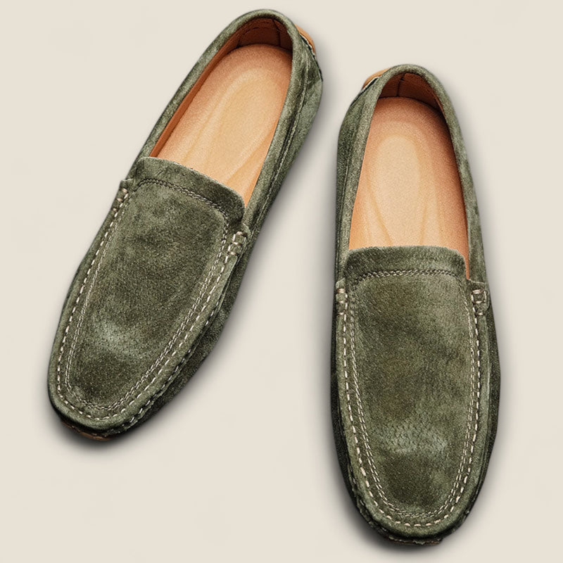 Handcrafted - Suede Loafers by Alessandro
