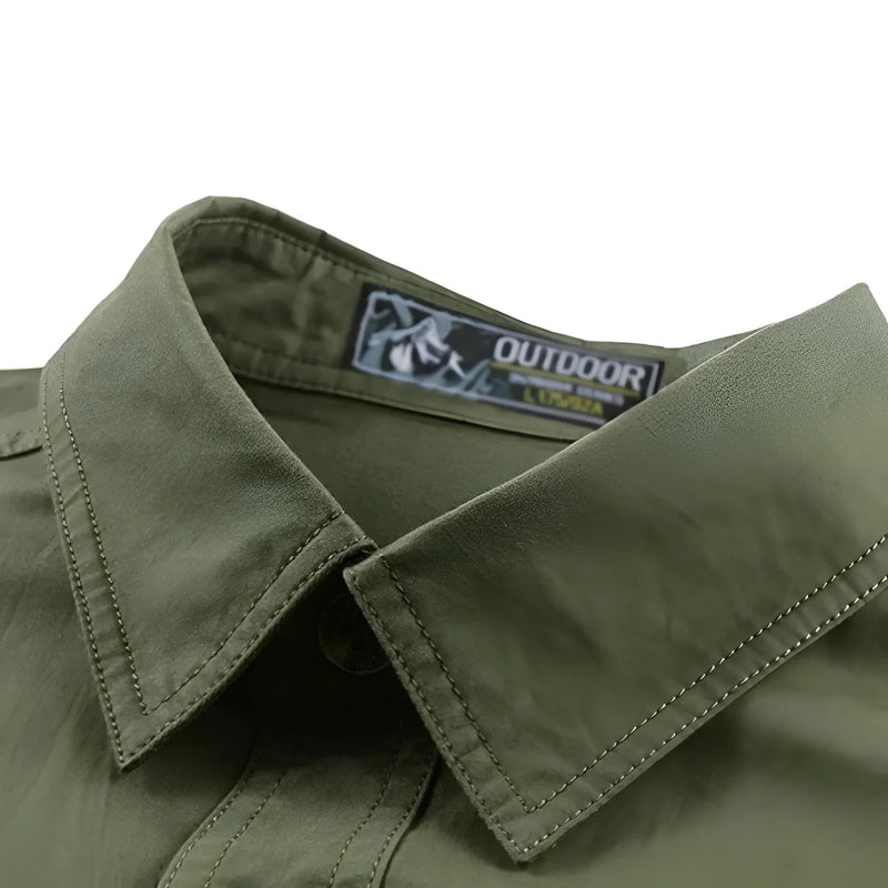 Diego - Cotton Twill Utility Shirt