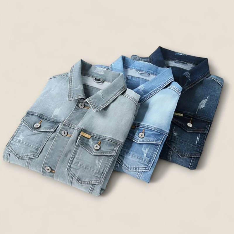 Diego - Classic Cotton Denim Jacket