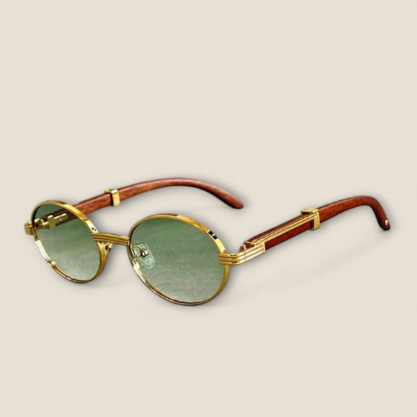 Alphonse - Retro Oval Sunglasses