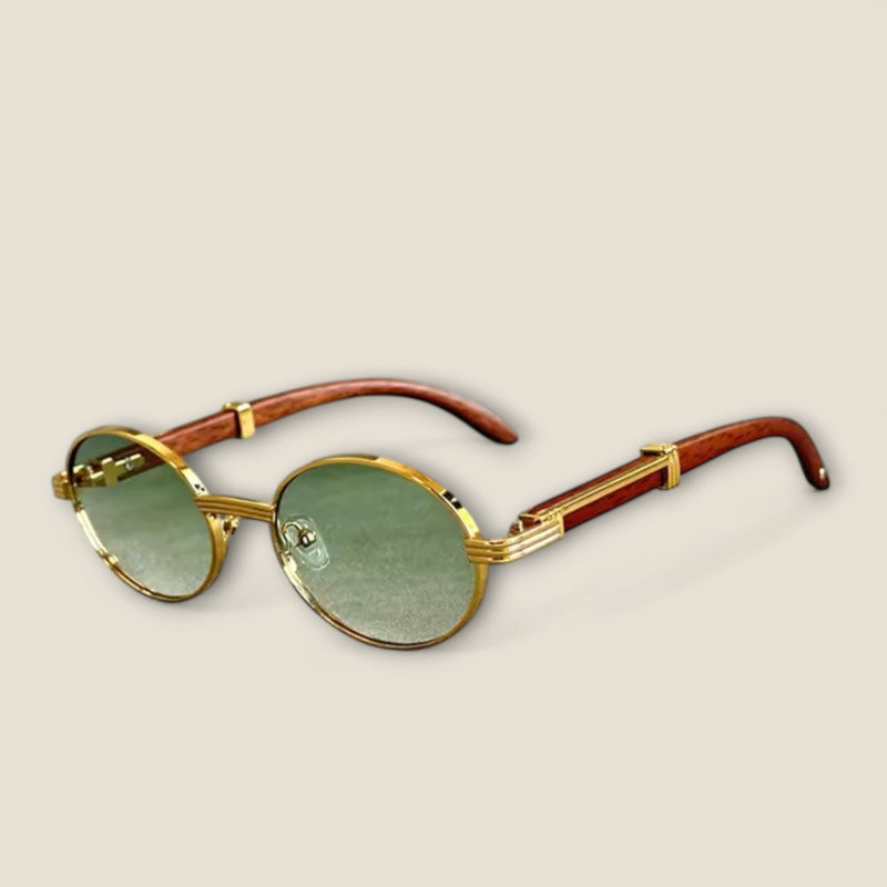 Alphonse - Retro Oval Sunglasses
