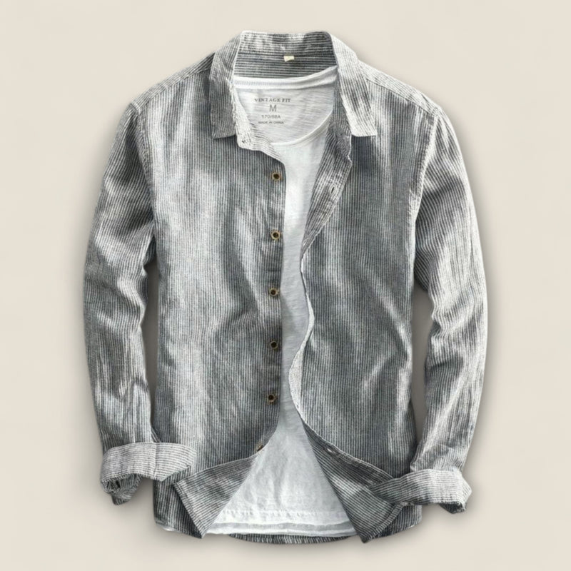 Sergio - Striped Linen Shirt