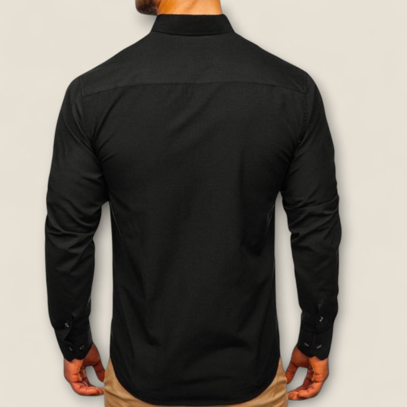 Rossi - Shirt Traditional Long-sleeved Shirt For Men