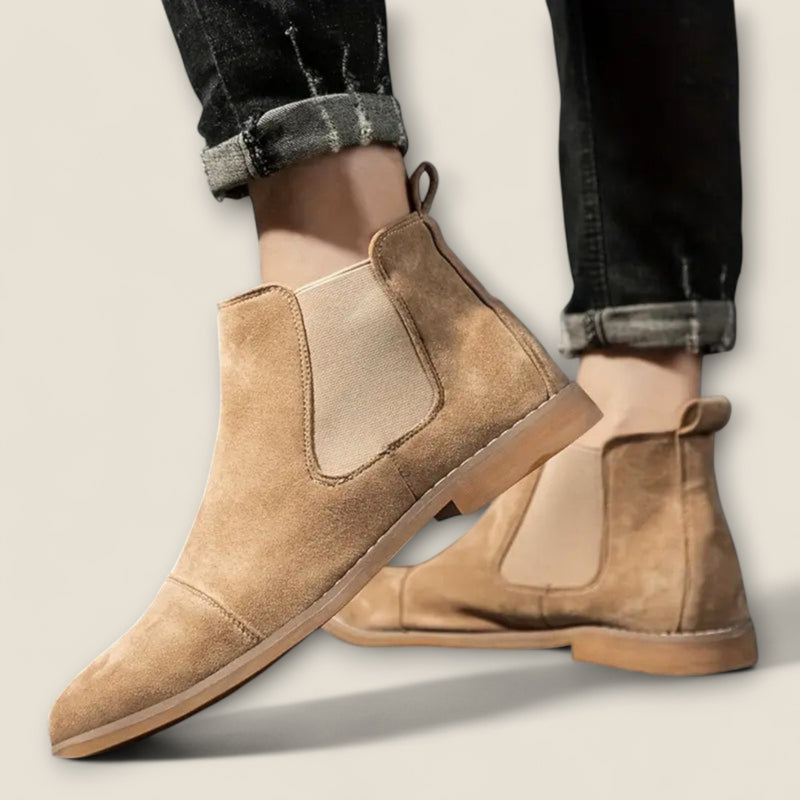 Giorgio - Suede Chelsea Ankle Boots