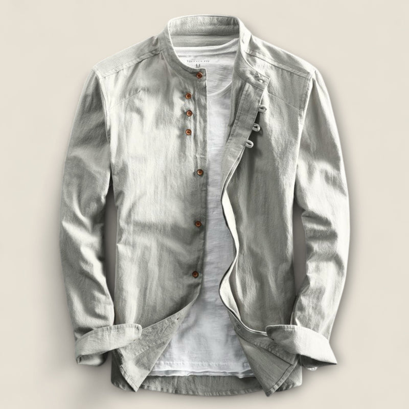 Dario - Linen-Cotton Blend Shirt