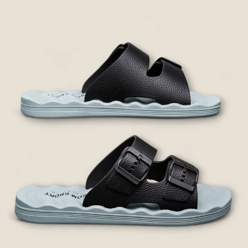 Soma - Dual-Buckle Relaxation Slippers