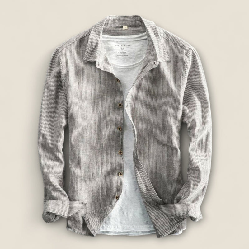 Sergio - Striped Linen Shirt