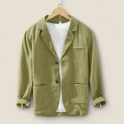 Giulio - Casual Blazer in Linen-Cotton Blend