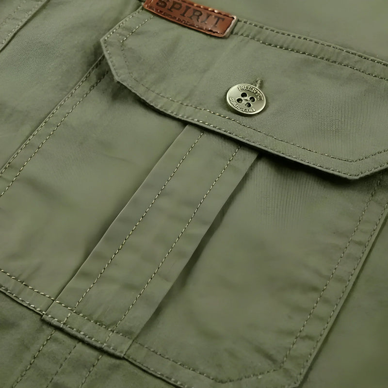 Diego - Cotton Twill Utility Shirt