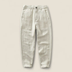 Mateo - Straight-Leg Linen Pants