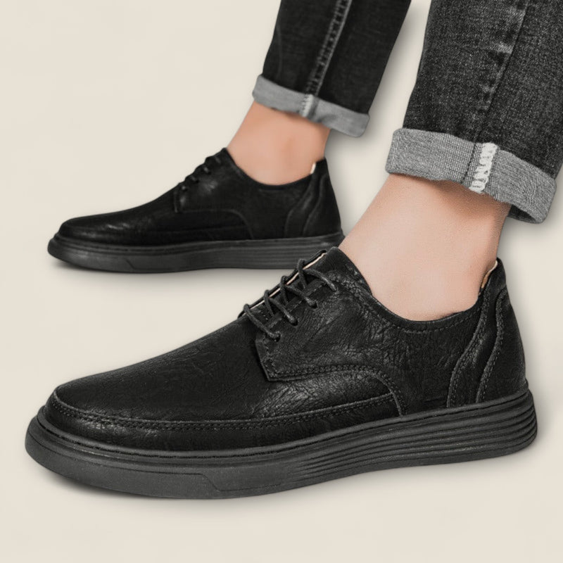 Leandro - Authentic Leather Lace-Up Shoes