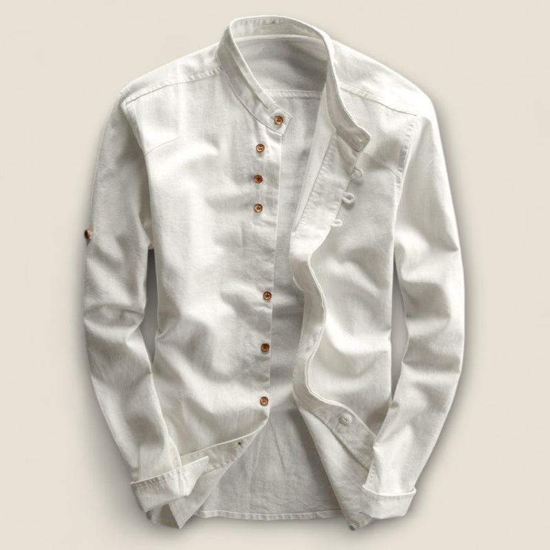 Dario - Linen-Cotton Blend Shirt