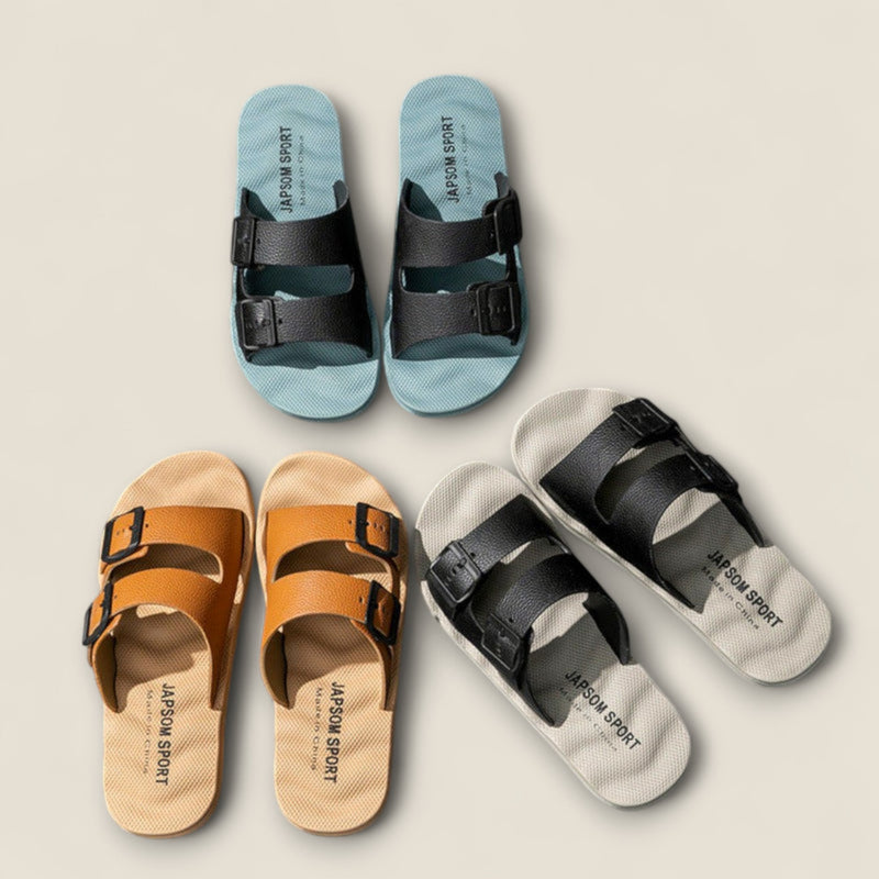 Soma - Dual-Buckle Relaxation Slippers