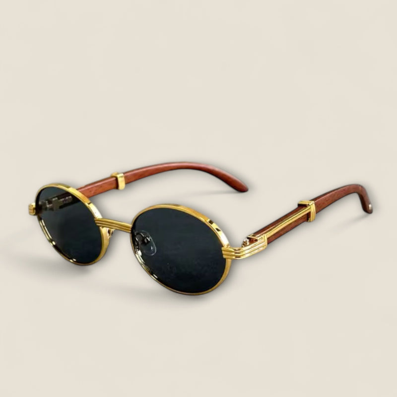 Alphonse - Retro Oval Sunglasses