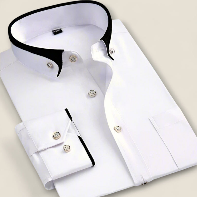 Rossi - Shirt Traditional Long-sleeved Shirt For Men