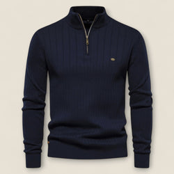 James- Textured Rib Knit Sweater