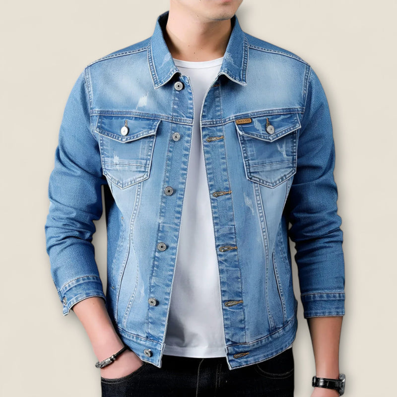 Diego - Classic Cotton Denim Jacket