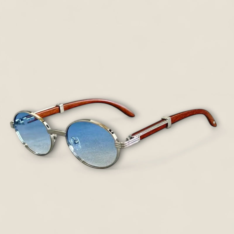 Alphonse - Retro Oval Sunglasses