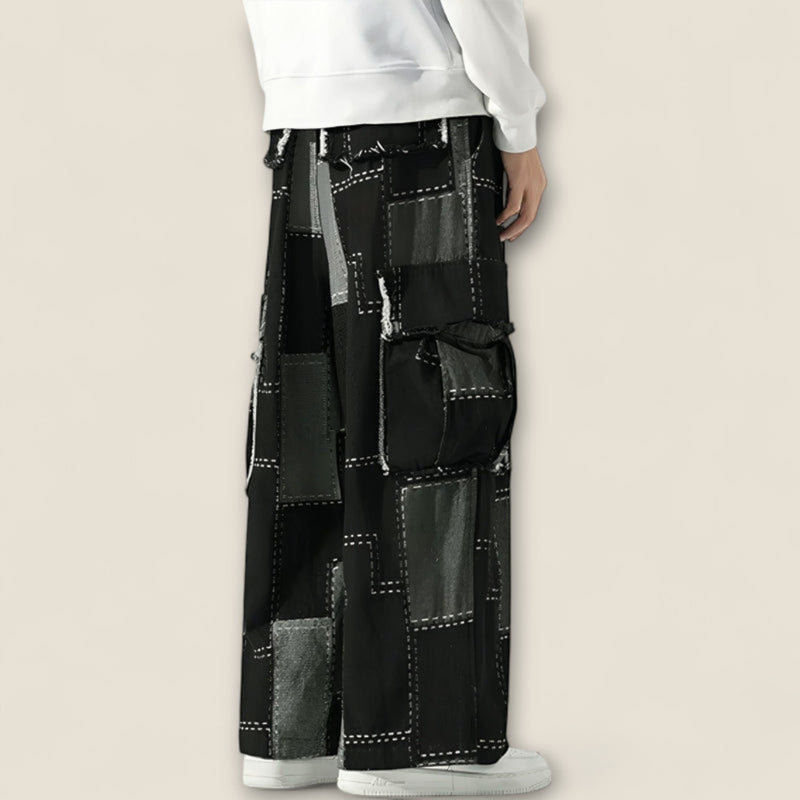 Lorenzo - Patchwork Urban Cargo Trousers