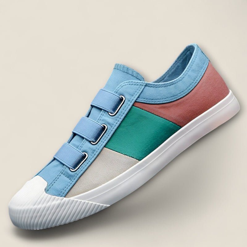 Enzo - Canvas Sneakers with Strap