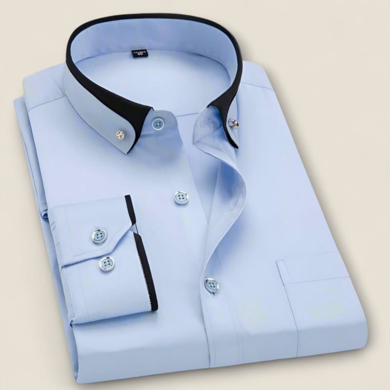 Rossi - Shirt Traditional Long-sleeved Shirt For Men