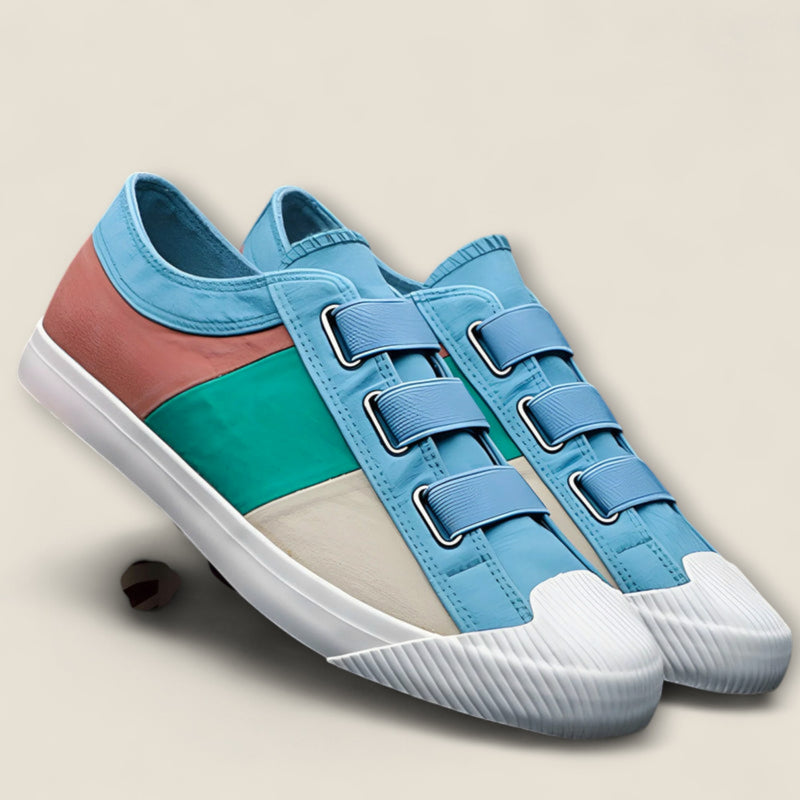 Enzo - Canvas Sneakers with Strap