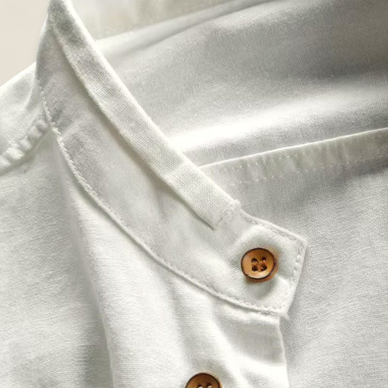 Dario - Linen-Cotton Blend Shirt