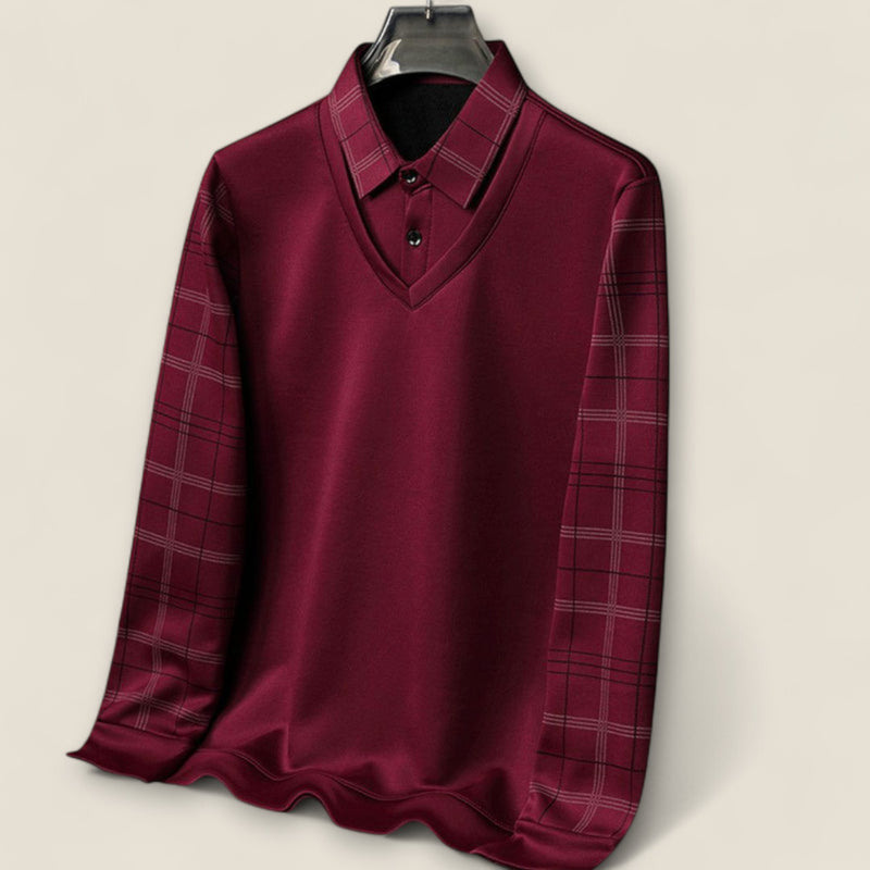 Marcello - Long-Sleeve Polo Shirt