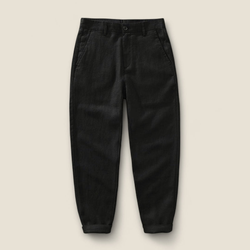 Mateo - Straight-Leg Linen Pants