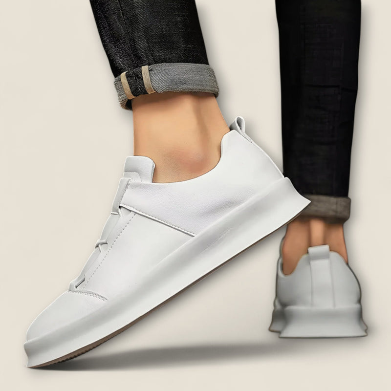 Enzo - Leather Slip-On Sneakers
